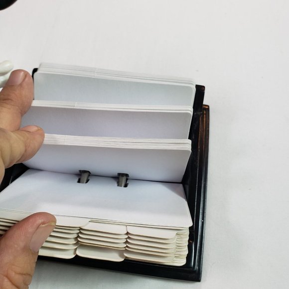 Mickey Mouse Black Gray &White Desk Accessory Phone Number or Password Filer - Picture 5 of 10